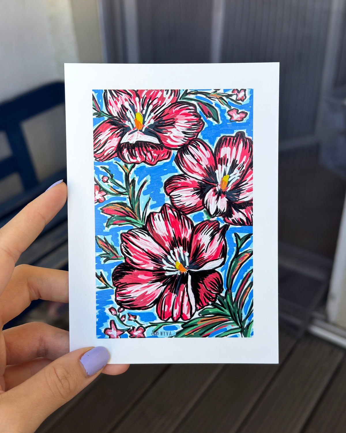 Blumen - Mini Art Prints (A6)